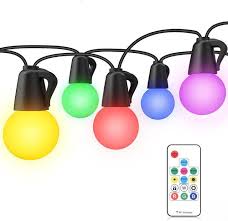 Rgb Patio Lights With Remote Control