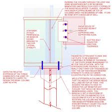 beam over column connection