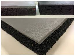 multilayer granular recycled rubber