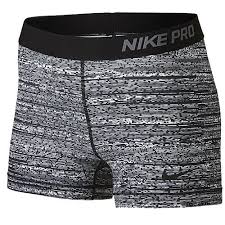 Nike Womens Pro 3 Exercise Shorts Cool Grey Black 749582 065