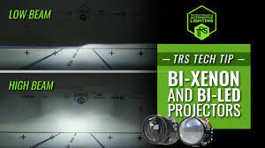 what are bi xenon and bi led projectors