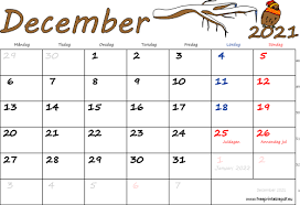 Gratis kalender som ska skrivas ut för 2021, 36ms. Almanacka December 2021 Skriva Ut Gratis Utskrivbara Pdf