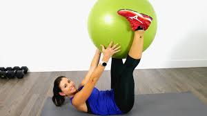 ility ball core workout