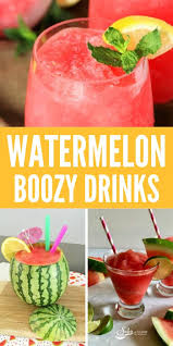watermelon alcoholic drinks perfect for