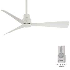 flat white ceiling fan