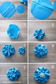 Flower making ideas easy flower making with waste cloth this tutorial is very easy and simple to follow, explained step by step. 4 Easy Ways To Make Fabric Flowers Handmade Flowers Fabric Making Fabric Flowers Fabric Flowers