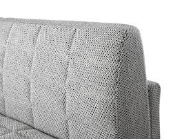 Tuxedo Sectional Fabric Sofa By Herman