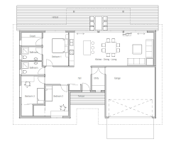 Small House Plan With Double Garage