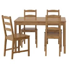 Save space and money with this cleverly designed round dining set, comprising a small round table with 4 complementary chairs, fitting. Jokkmokk Table And 4 Chairs Antique Stain Ikea Hong Kong And Macau