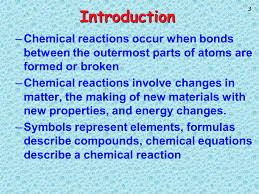 Chemical Reactions I Presentation