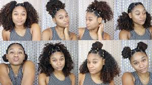 Cute hairstyle for curly hair can be made on hairs of all lengths, whether long or short. More Easy Hairstyles For Natural Curly Hair Youtube