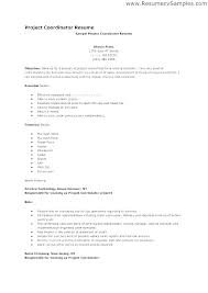 Sample Project Coordinator Cover Letter Project Administrator Cover