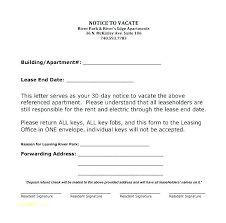 Template For 30 Day Notice To Landlord Stagingusasport Info