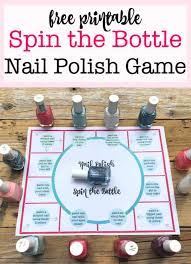 spin the bottle nail polish game momof6