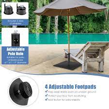 20 Inches Patio Umbrella Base With 4