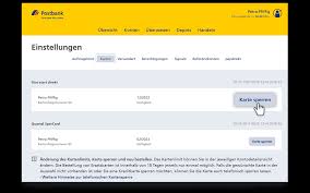 Deutsche bank startet security app meine karte it finanzmagazin. Karten Im Banking Brokerage Sperren Postbank