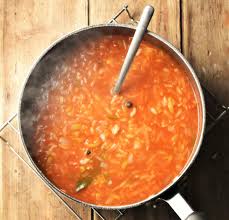 polish tomato rice soup pomidorowa z
