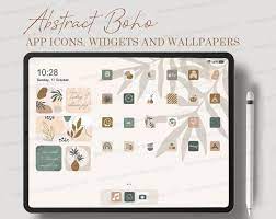 Ipad Ios App Icons Aesthetic Boho App