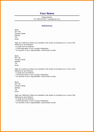 Excellent Resume Reference Pageemplate Format Lovely List Of