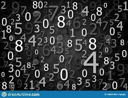 Scattered Numbers Wallpaper for ...