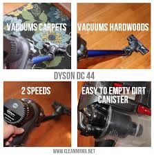 review dyson dc44 clean mama