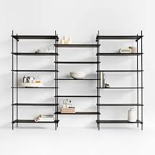 Wide Shelf Set Of 2 Wide Bookcases