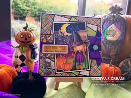 Handmade greeting cards there is nothing more thoughtful and personal than a handwritten note inside a beautiful handmade card. Handmade Halloween Card Witch S Wishes Godiva S Dream
