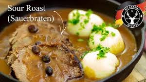 sour roast traditional german pot