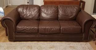 leather chesterfield style 3 cushion