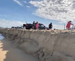 All Beaches Have A Steep Ledge From High Surf Conditions