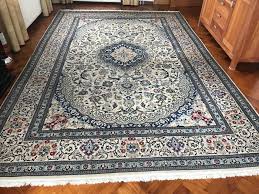 nain rug with silk 358 cm 242 cm