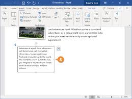 how to insert a text box in word