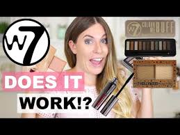 testing w7 makeup dupes do they work