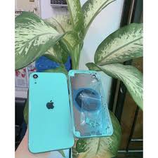 Vỏ sườn iphone XR xanh mint kèm bộ phím giá cạnh tranh