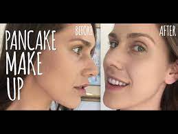 cover acne scars with pancake makeup