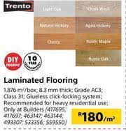 to laminated flooring per sqm offer