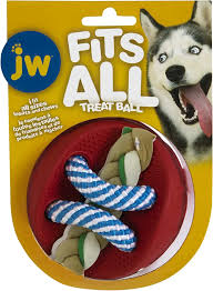 jw pet fits all treat ball dog toy