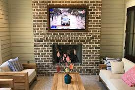 Recessed Tv On Brick Wall