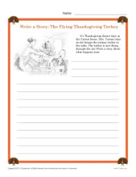 Twas the Night Before Thanksgiving Bus Writing Template