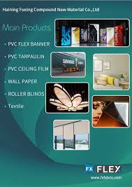 china pvc flex banner raw material
