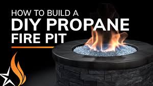 fire pit with propane gas