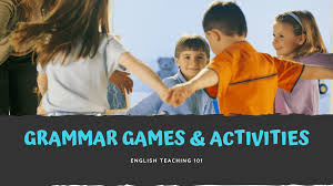 esl grammar games and activities for