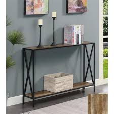 tucson console table with shelf in