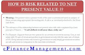 How Is Risk Related To Net Present Value