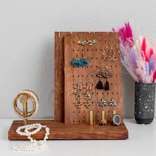 diy jewelry display easy woodworking