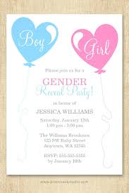Baby Gender Reveal Invitations Pink And Blue Watercolor