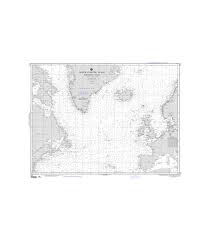 Nga Chart 121 North Atlantic Ocean Northern Sheet