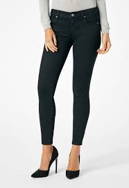 Mid Rise Skinny Jeans In Black Onyx Get Great Deals At Justfab