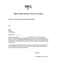 referral letter exle form fill out