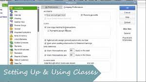 Quickbooks online relates to finance & accounting office productivity. How To Setup And Use Classes In Quickbooks Youtube